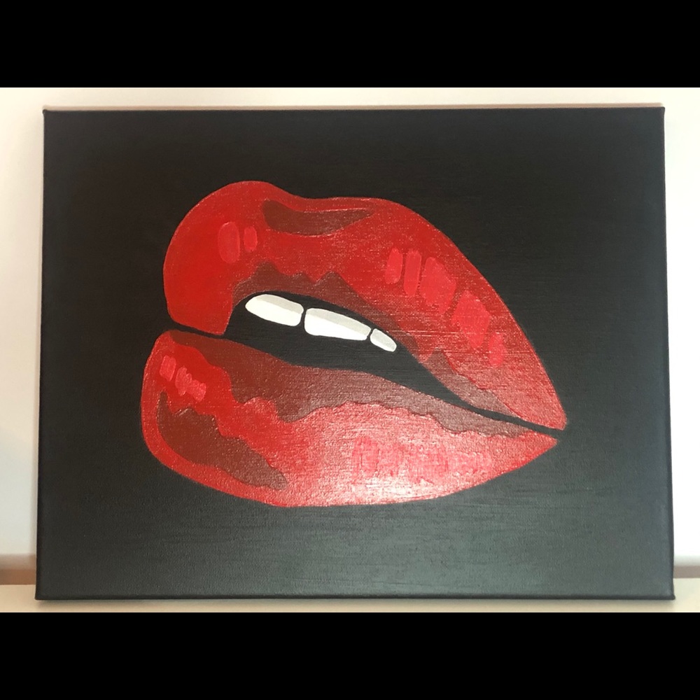 Lips Painting - Picture 2 of 3